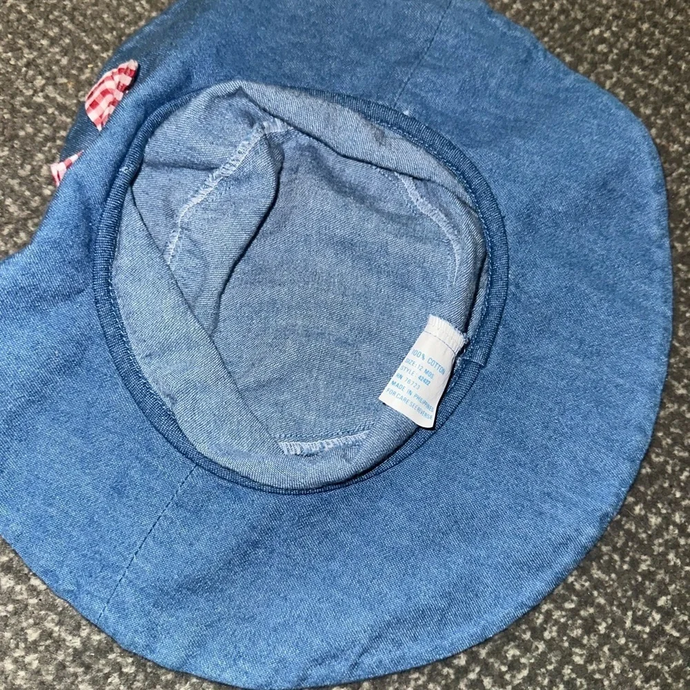 Jean bucket hat for infant
